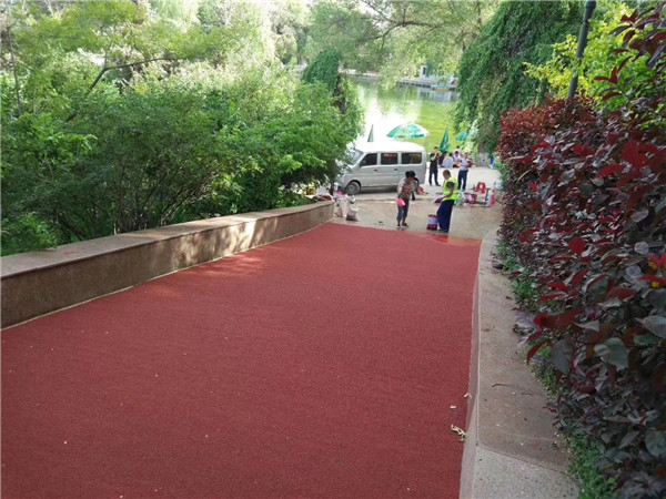 昌平彩色路面施工
